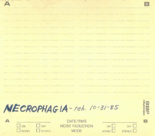 Necrophagia (USA-1) : The Hallow's Evil (Rehearsal)